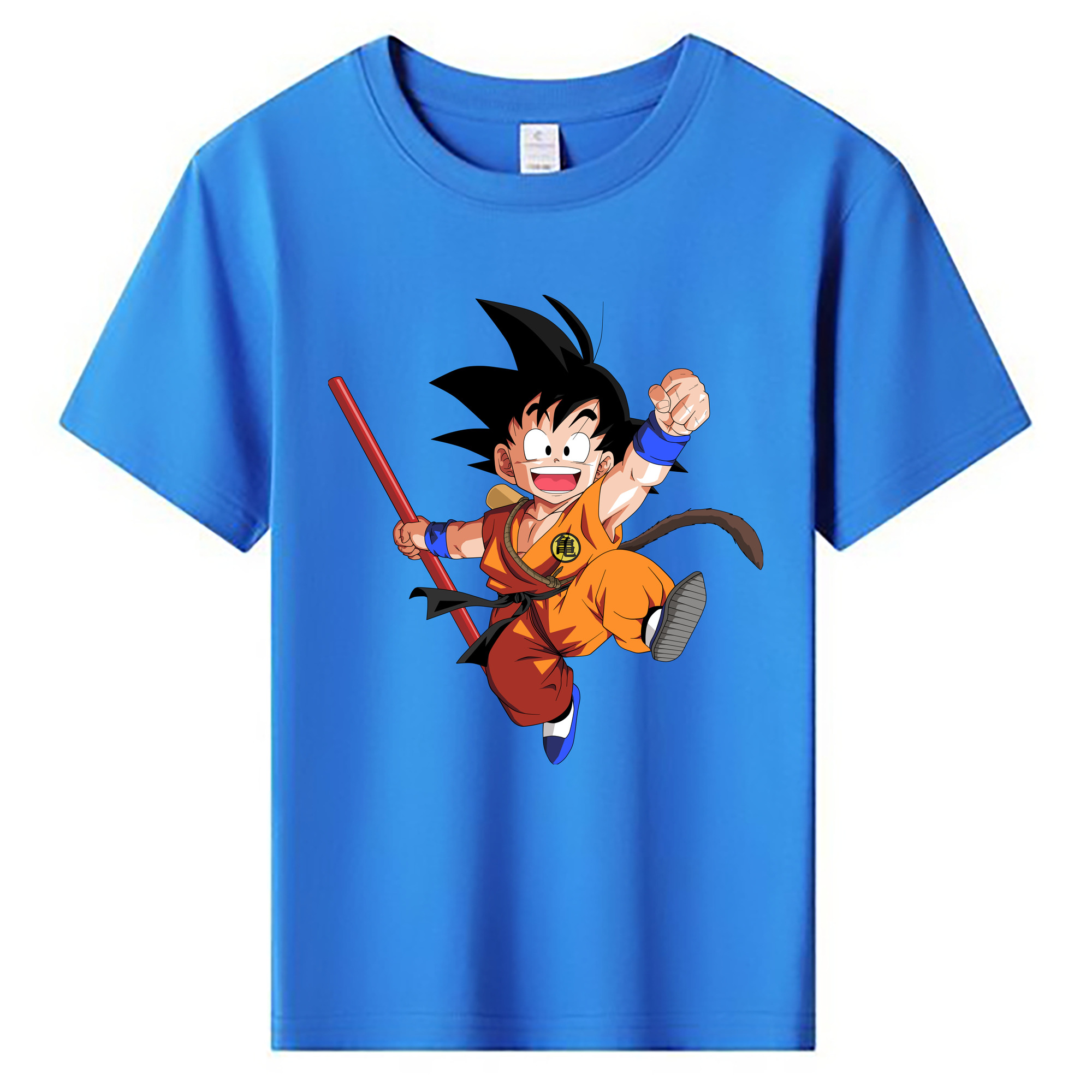 （画像用） ドラゴンボール 孫悟空（そん ごくう）Son Goku カカロット DRAGON BALL Kakarotto 綿100％キッズTシャツ（フロントプリント）